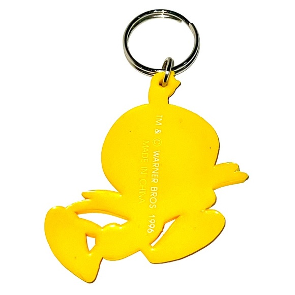 vintage 1996 tweety bird keychain flying tweety - Picture 2 of 2